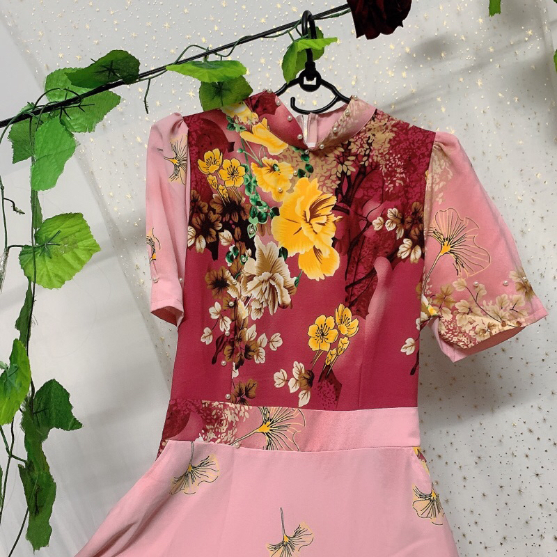 Đầm cổ tàu cao cấp