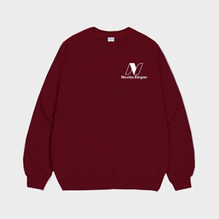 Áo Sweater Novita Nỉ Cotton 100% Unisex Local Brand/Logo N