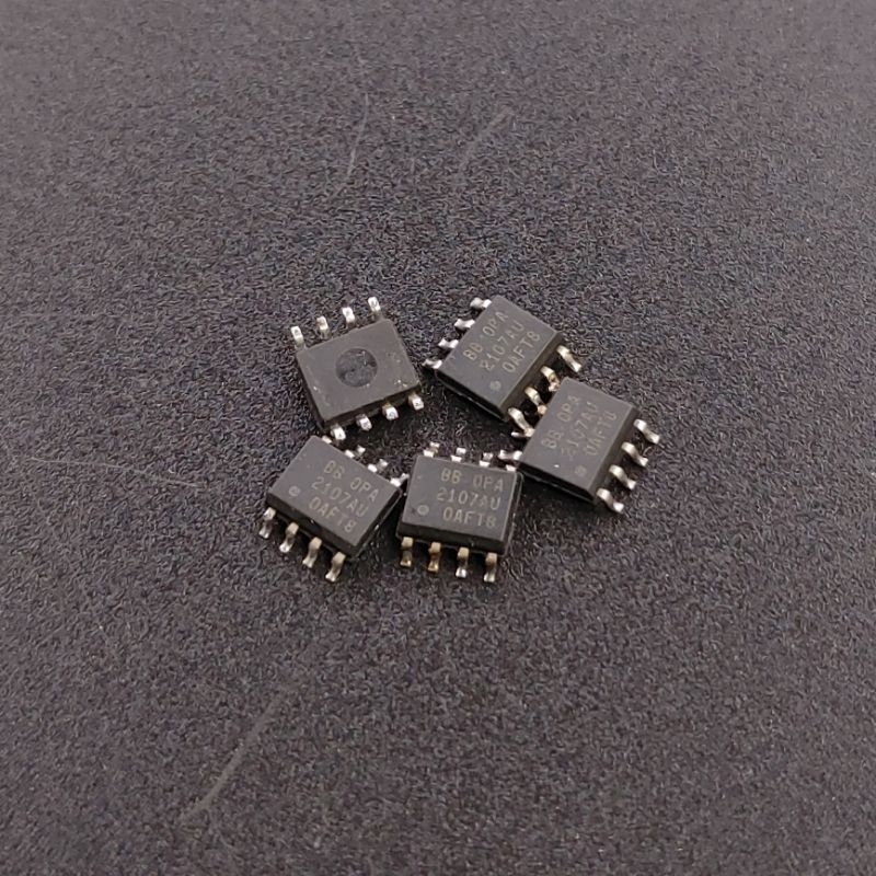 OPA2107AU, OPA2107 OpAmp đôi Difet input chính hãng Burr-Brown tháo máy