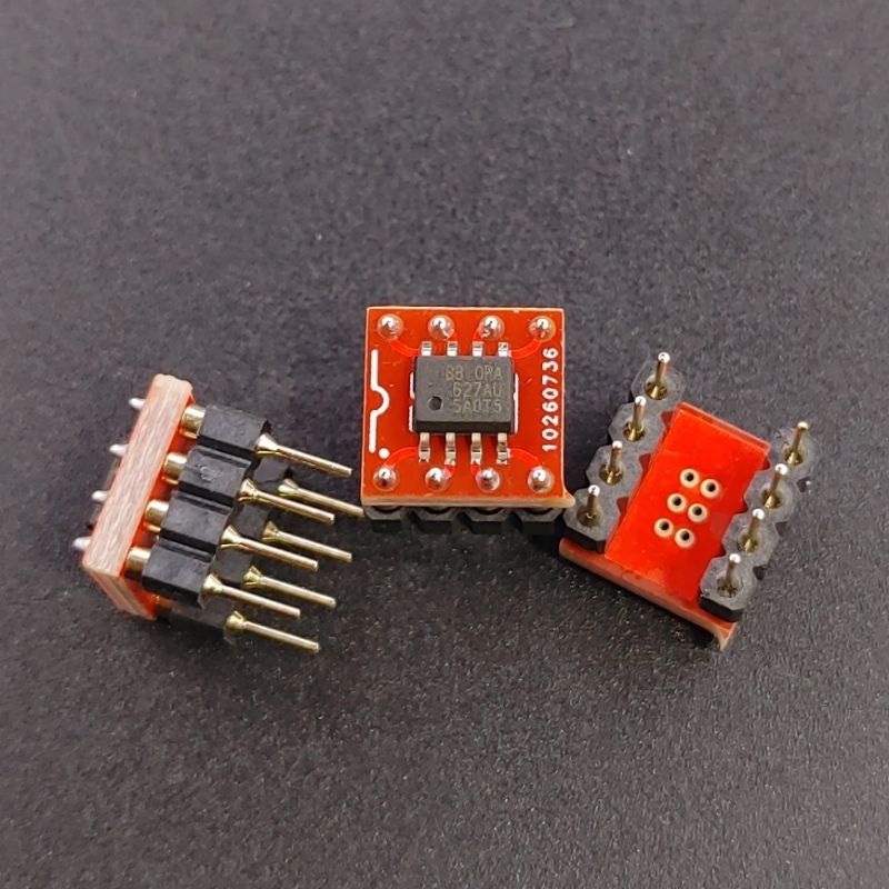 OPA627AU, OPA627 OpAmp đơn Low Noise chính hãng Burr-Brown tháo máy