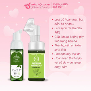 Sữa rửa mặt thảo mộc xanh