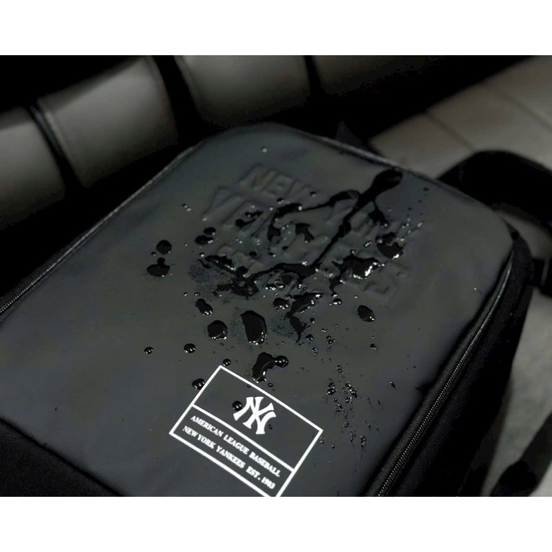 Balo mlb dập chữ logo chống thấm unisex