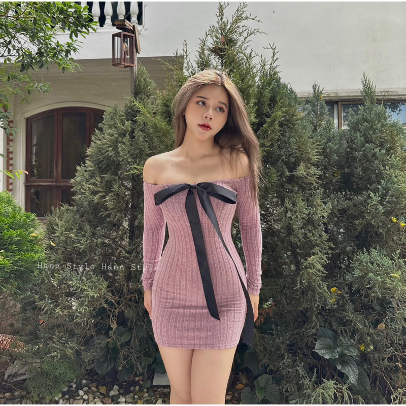 CHỌN KĨ SIZE - ĐẦM NƠ TRỄ VAI