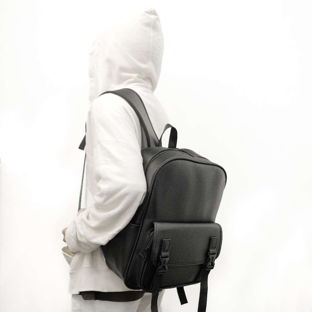 Balo da thời trang CLOVERHOME chất liệu da PU cao cấp có ngăn laptop riêng