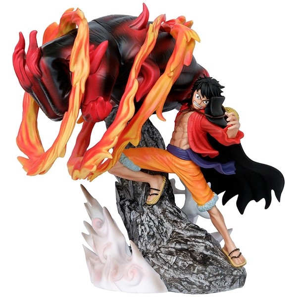 Mô Hình OnePiece Luffy gear 3 red Rock - Cao 26cm