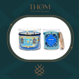 Winter | nến thơm 3 bấc 411gr 1 bấc 198g bath and body works 3 wick scented candles