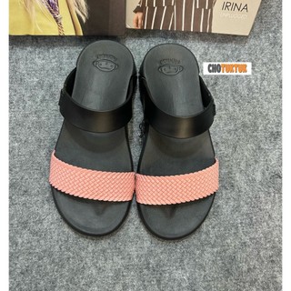 Dép nữ Thái lan thời trang đế cao 4cm chất cao su non êm chống trơn Moniga 7.7