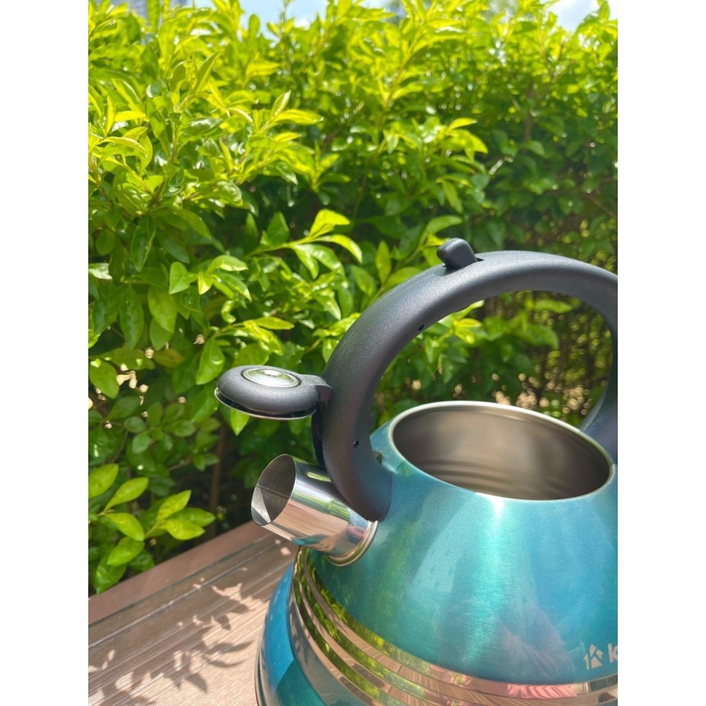 Ấm đun nước bếp từ Ấm siêu tốc inox KALPEN KK01 Ấm đun từ dung tích 3L có còi báo sôi bảo hành 5 năm