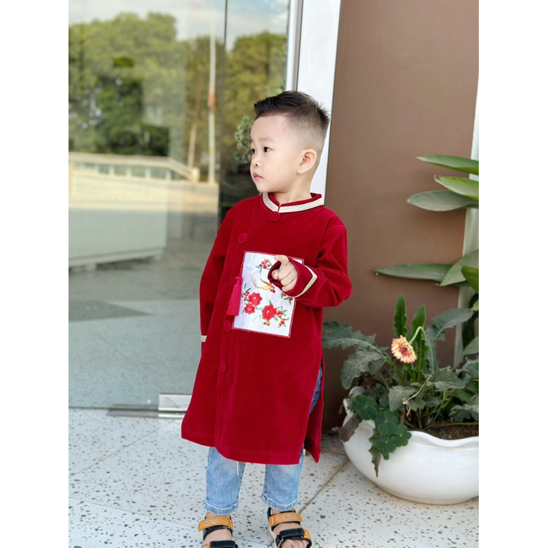 Áo dài bé gái - bé trai size 12-45kg