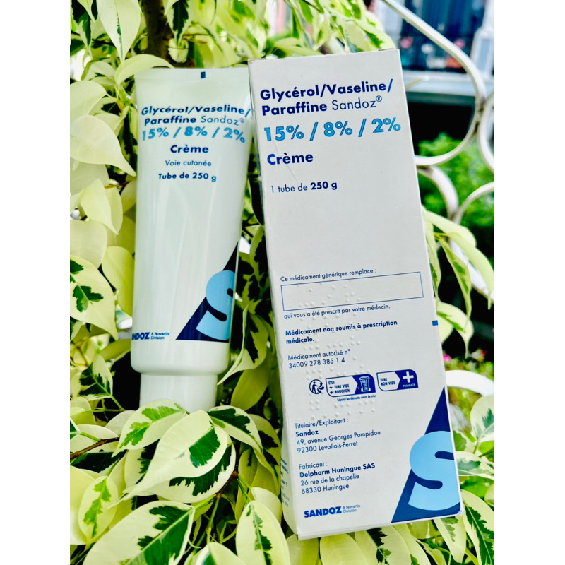 Kem dưỡng da Vaseline Bio Garan/Sandoz/Pierre Fabre Sante