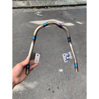 Tay sách titan phom trần thuận lắp Wave 50/100/110  siêu đẹp