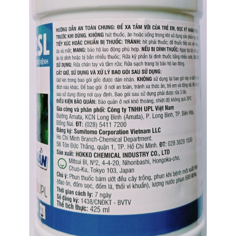 Kasumin 2SL nước xanh 500ml