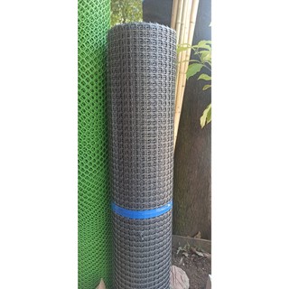 Lưới nhựa dẻo, Loại 1, Cuộn 50m lưới nhựa đen khổ cao 1m rào tường, làm chuồng gà, làm dàn cây, dụng cụ làm vườn, gi