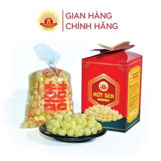 Mứt sen trần hộp giấy Bảo Minh 300g