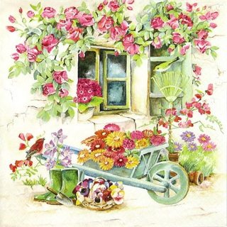 Set 02 tờ giấy ăn trang trí / napkin - decoupage