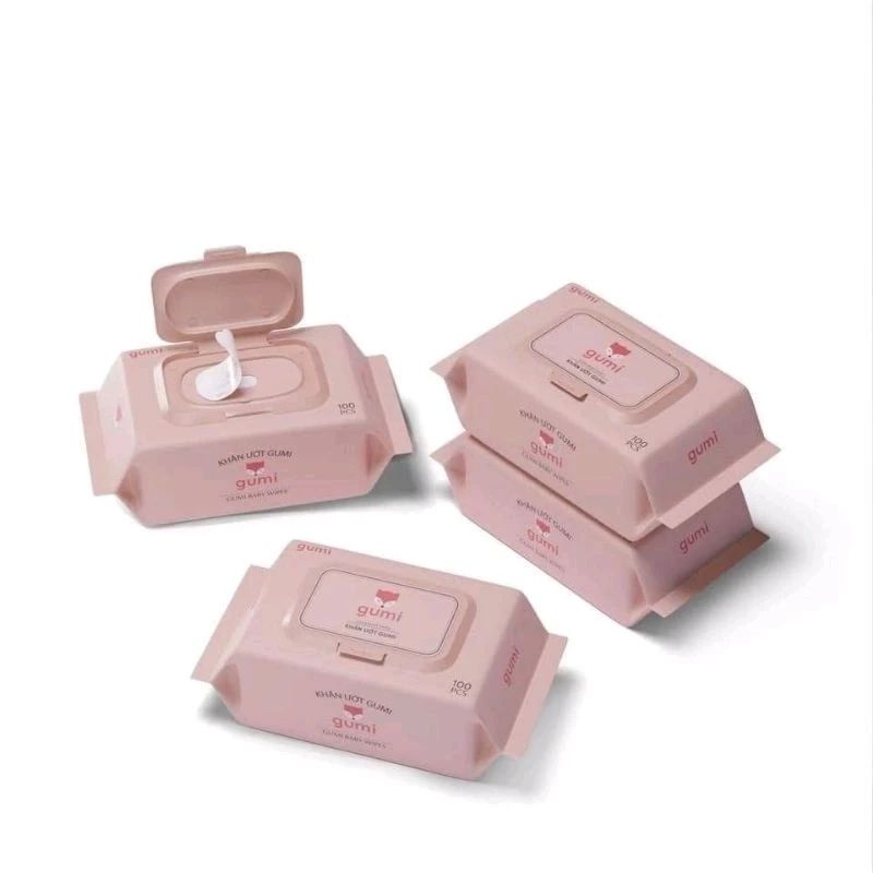 Khăn ướt Gumi không mùi 100 tờ