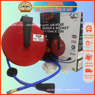Cuộn dây hơi tự rút top hr-702a 8mmx12mmx9m chính hãng abomtool