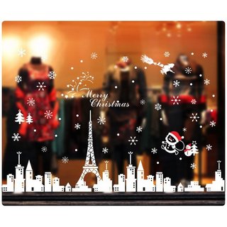 [GIẢ XẢ KHO] Decal Noel Dán Kính 2023