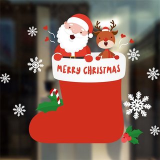 [GIẢ XẢ KHO] Decal Noel Dán Kính 2023