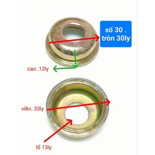 CHÉN ĐÙM SAU XE ĐẠP XI. 2 CÁI...