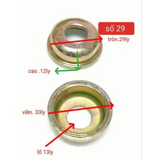 CHÉN ĐÙM SAU XE ĐẠP XI. 2 CÁI...
