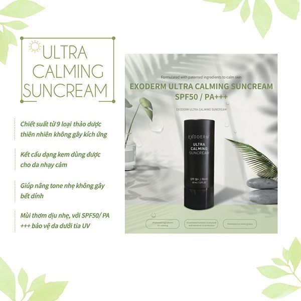 Kem chống nắng Exoderm căng bóng