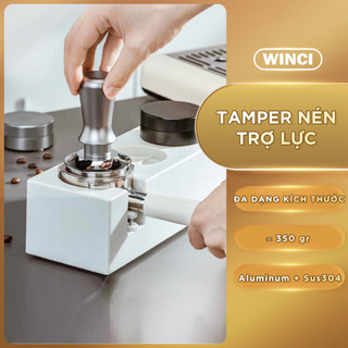 Tamper nén cafe trợ lực lò xo Winci TP1, Chất liệu inox 304.
