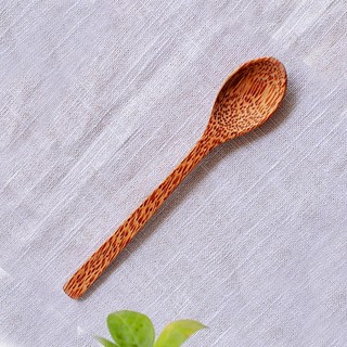 Muỗng Cafe Gỗ Dừa Cán Dài