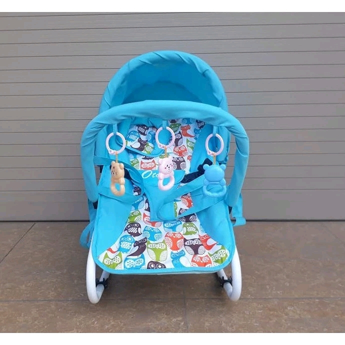 Ghế Bập Bênh CB07, Ghế Rung Ăn Bột 3 Tư Thế Cho Bé Hàng Cao Cấp otomo AC