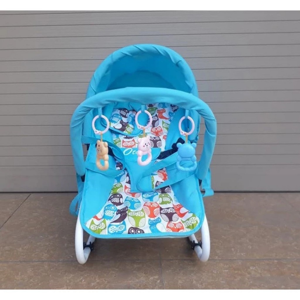 Ghế Bập Bênh CB07, Ghế Rung Ăn Bột 3 Tư Thế Cho Bé Hàng Cao Cấp otomo AC