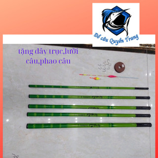 Cần câu tay trúc xanh 3h chất liệu chuẩn carbon đầy đủ phụ kiện câu,cần trúc xanh 3h giá rẻ