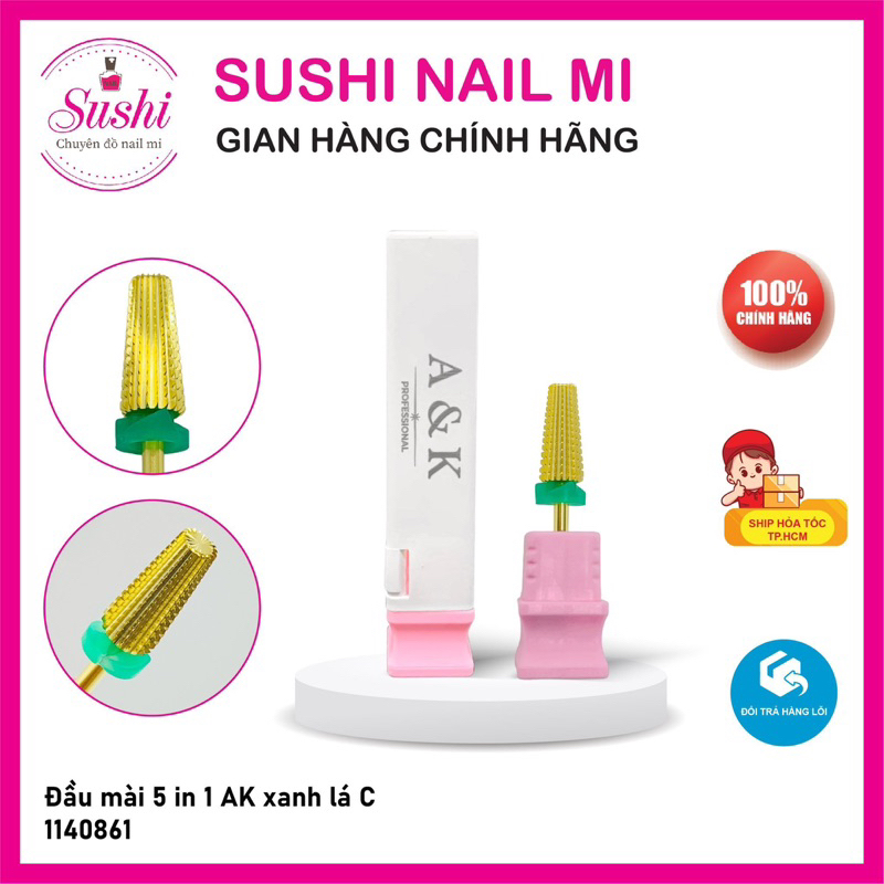 Đầu mài 5 in 1 AK USA - Sushi nail mi
