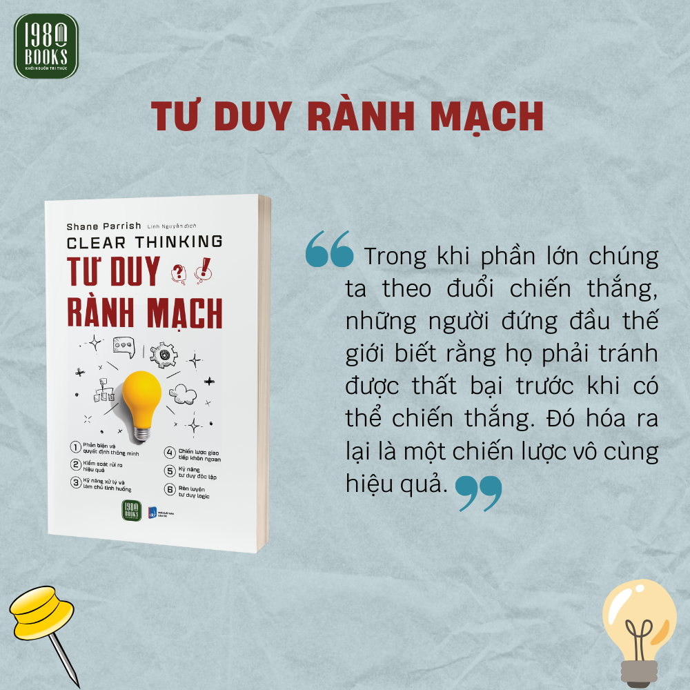 Sách - Tư Duy Rành Mạch