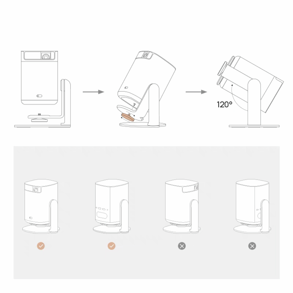 Gimbal cho máy chiếu Xgimi Halo, Mogo, Play Series ...