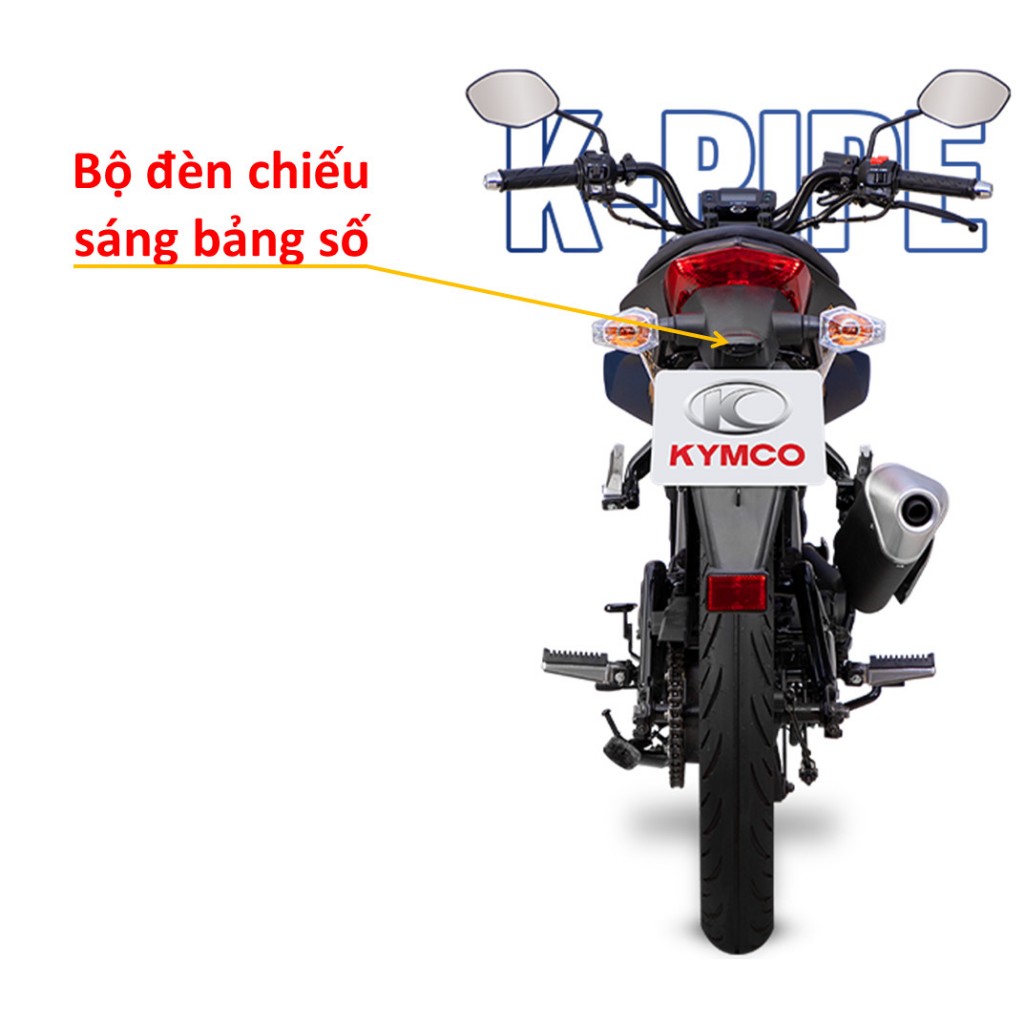 Bộ đèn chiếu sáng bảng số xe KPIPE 50cc và 125cc ( KYMCO )