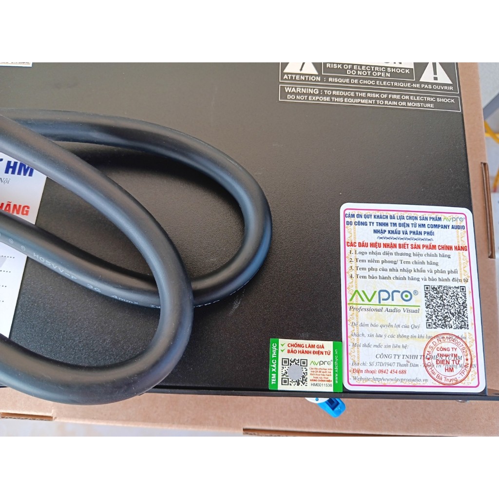 Quản lý nguồn điện AV PRO pro-12 hàng chính hãng năm 2023