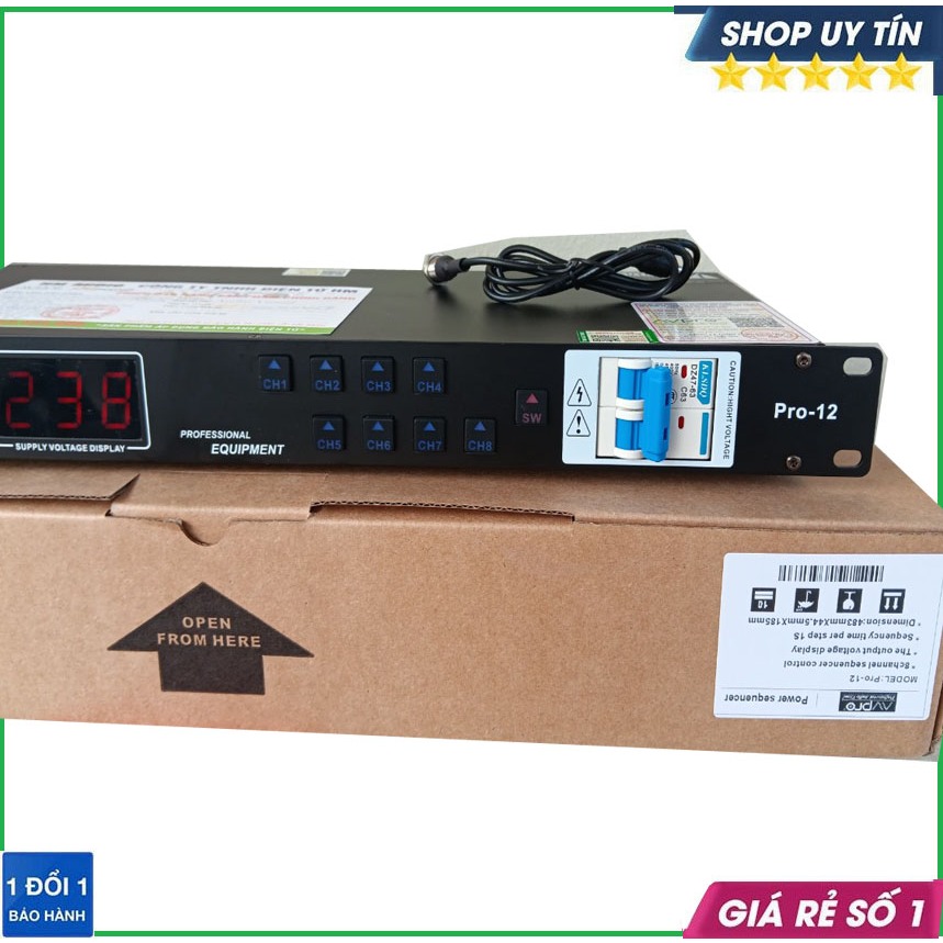 Quản lý nguồn điện AV PRO pro-12 hàng chính hãng năm 2023