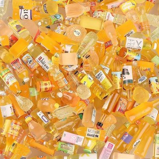 ( không keo ) sét 10 Charm mô hình chai nước dùng để trang trí