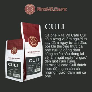 Cà phê rang xay rita võ cafe culi 500g