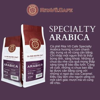 Cà phê hạt rang Rita Võ Cafe Specialty Arabica 250g