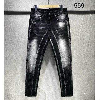 quần jean nam dài dsq đen rách gối kiểu,vẩy sơn đẹp cá tính bụi bặm,chất jean co giãn thoải mái giá tốt