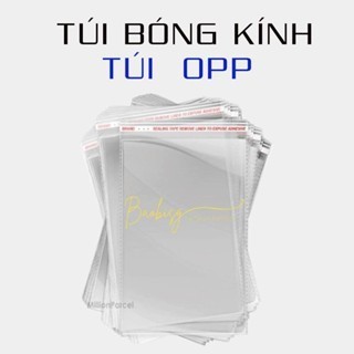 1kg túi opp túi bóng kính dán miệng đủ size