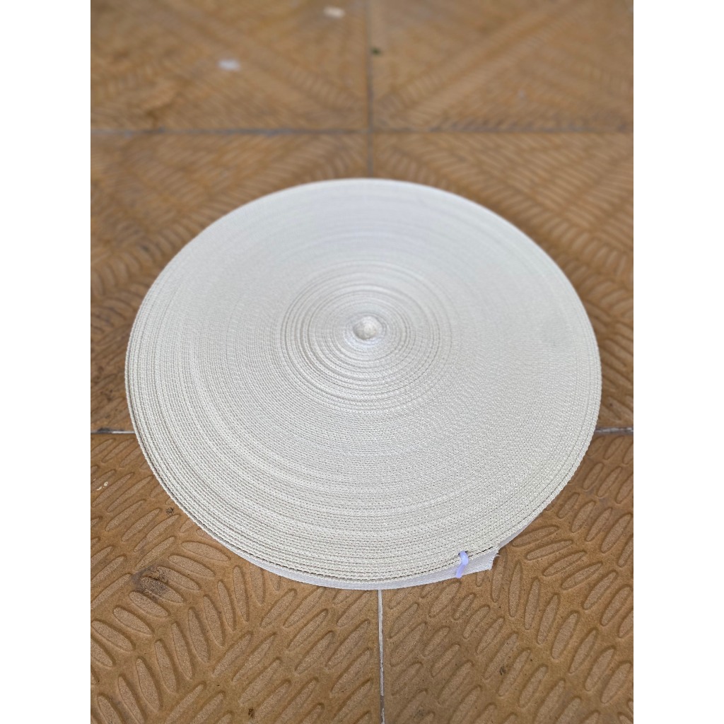 Dây đai cotton màu mộc bản 3.7cm làm quai đeo túi xách balo 20M 10M 5M | Shark Brand Shark Sport