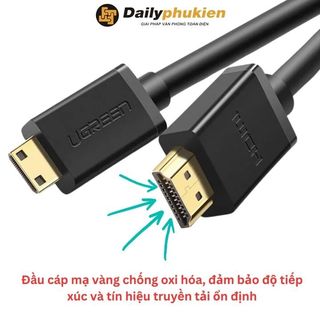 Dây cáp mini hdmi cho máy ảnh canon 5d mark iii / canon g12 xịn dài 1.5m