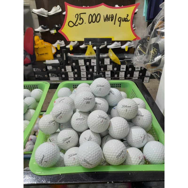 Bóng golf  BridgeStone & Titleist pro v1 new 98%, 90%, 80%