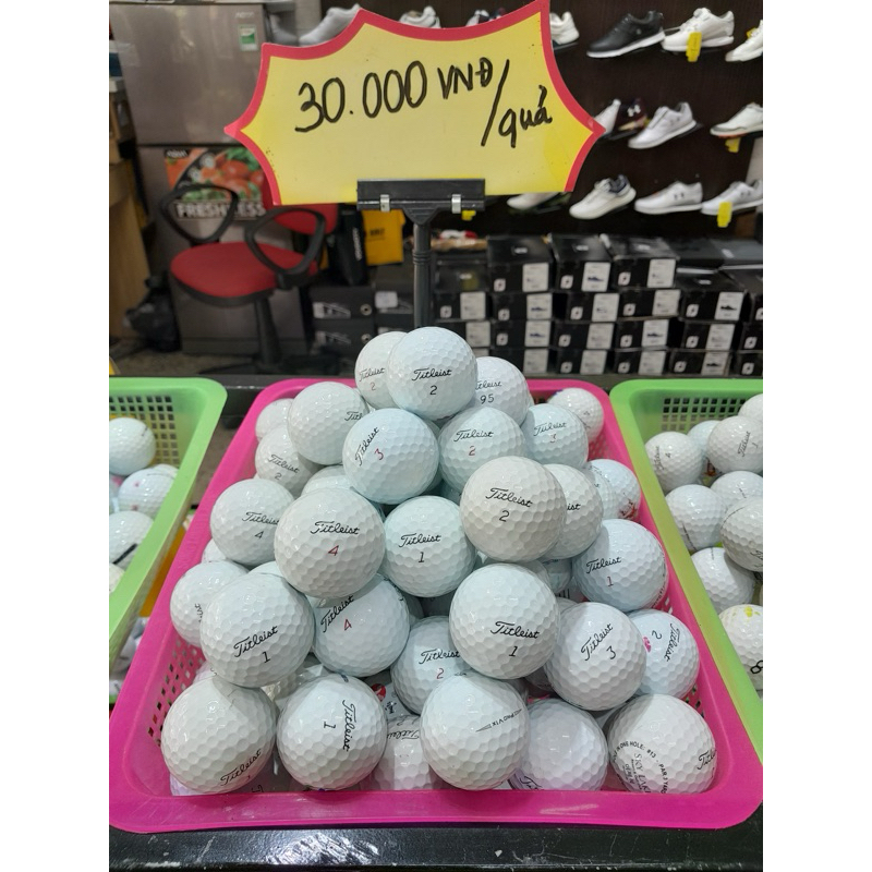 Bóng golf  BridgeStone & Titleist pro v1 new 98%, 90%, 80%