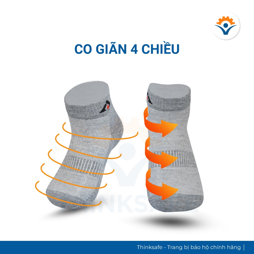 Tất nam cổ ngắn Trịnh Trung tới mắt cá, chất liệu thun cotton thoáng khí, không hôi chân Vớ nam