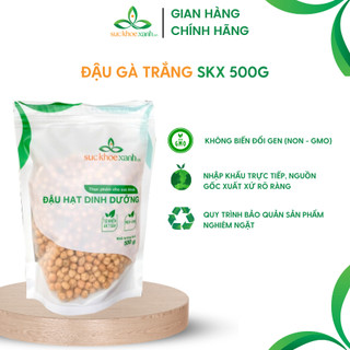 Combo 5 túi đậu gà trắng nhập khẩu Sức Khỏe Xanh - 500g/túi - Nhập khẩu Canada chính hãng