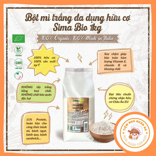 - bột mì đa dụng làm bánh hữu cơ sima bio - ăn dặm tiệm nhà ngân an
