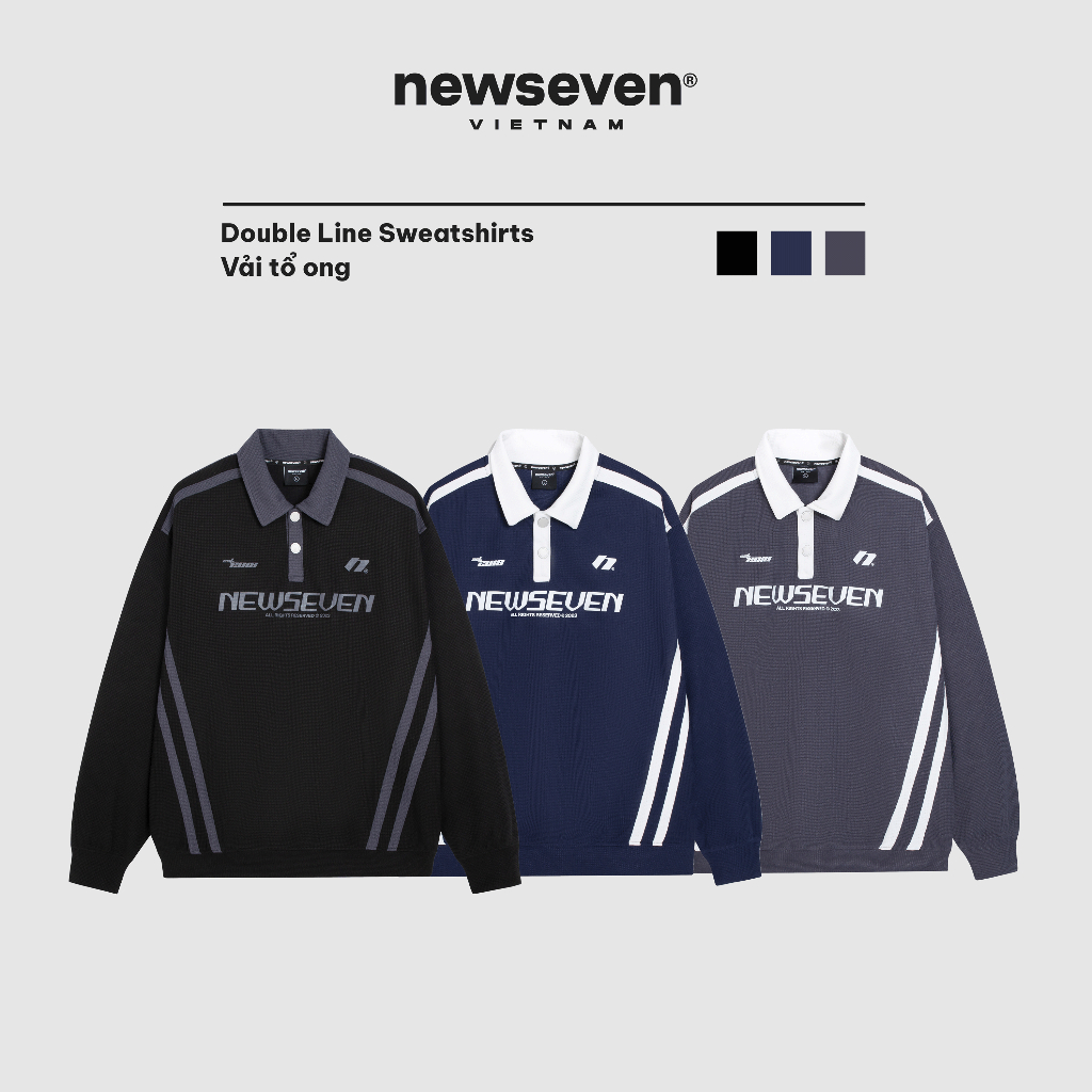 Áo Sweatshirts NEWSEVEN Double Line PL.277